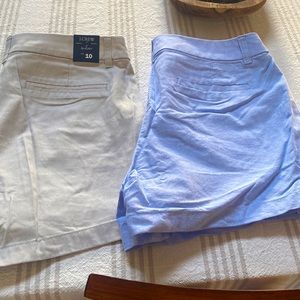 Size 10, 5 in J Crew shorts, brand new, never worn and tags still on.